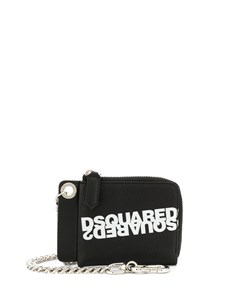 Кошелек с цепочкой и логотипом Dsquared2