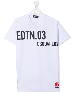 Футболка с принтом Sports Edition Dsquared2 kids