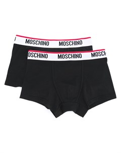 Комплект трусов с логотипом Moschino