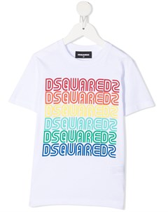 Футболка с короткими рукавами и логотипом Dsquared2 kids