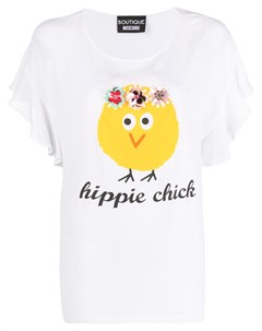 Футболка с принтом Hippie Chick Boutique moschino