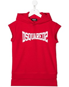 Платье толстовка с логотипом Dsquared2 kids