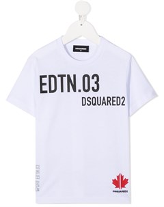 Футболка с надписью Dsquared2 kids