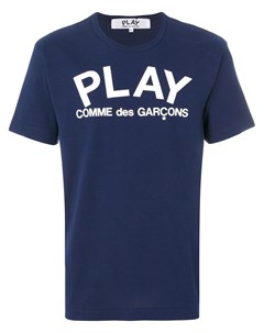 Футболка с логотипом Comme des garçons play