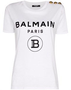 Футболка с логотипом Balmain