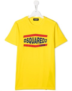 Футболка с короткими рукавами и логотипом Dsquared2 kids