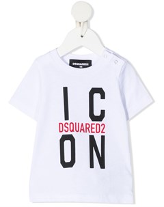 Футболка с короткими рукавами и логотипом Dsquared2 kids