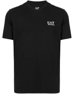 Футболка с вышивкой Ea7 emporio armani