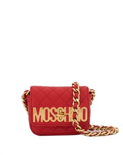 Мини сумка через плечо с логотипом Moschino pre-owned