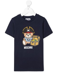 Футболка с притом Moschino kids