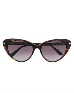 Солнцезащитные очки Harlow в оправе кошачий глаз Tom ford eyewear