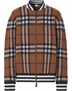 Кашемировый бомбер в клетку Burberry