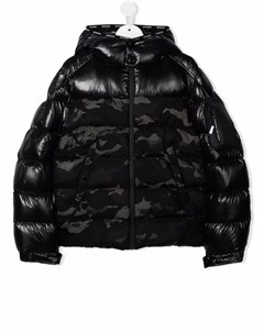 Пуховик с капюшоном Moncler enfant