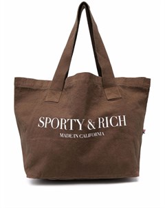 Сумка тоут с логотипом Sporty & rich