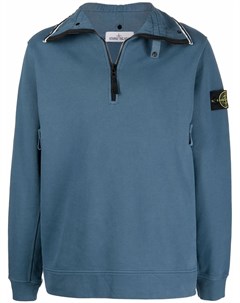 Толстовка с нашивкой логотипом Stone island