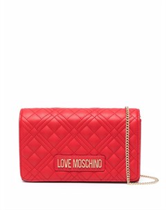 Стеганая сумка на плечо Love moschino