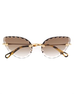 Солнцезащитные очки в оправе кошачий глаз Chloé eyewear