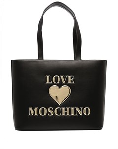 Сумка тоут с тисненым логотипом Love moschino