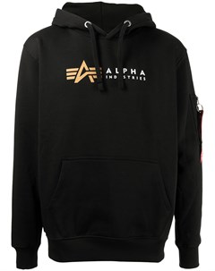 Худи с логотипом Alpha industries