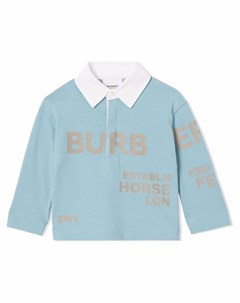 Рубашка поло с принтом Horseferry Burberry kids