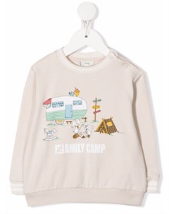 Джемпер с логотипом Fendi kids