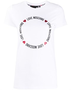 Футболка с логотипом Love moschino