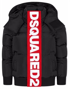 Пуховик с логотипом Dsquared2 kids