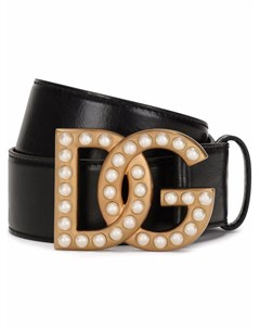 Ремень с пряжкой логотипом DG Dolce&gabbana