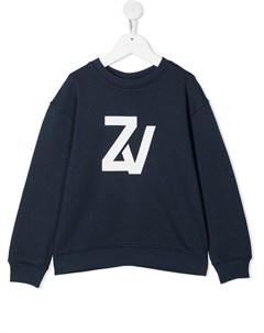 Толстовка с логотипом Zadig & voltaire kids