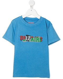 Футболка с короткими рукавами и логотипом Zadig & voltaire kids