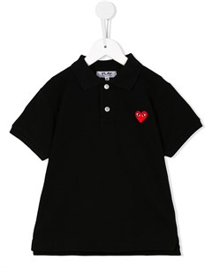 Рубашка поло с вышитым логотипом Comme des garçons play kids