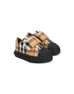 Клетчатые кроссовки Burberry kids