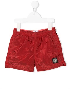 Плавки шорты с нашивкой логотипом Stone island junior