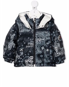 Пуховик с принтом пейсли Moncler enfant