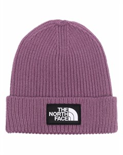 Шапка бини с нашивкой логотипом The north face