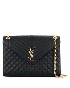 Большая сумка конверт с декором Monogram Saint laurent