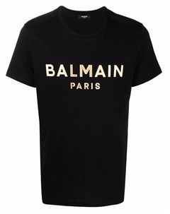 Футболка с логотипом Balmain