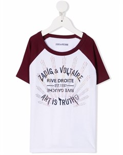 Футболка с логотипом Zadig & voltaire kids