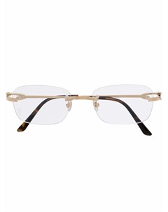 Очки в прямоугольной оправе Cartier eyewear