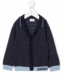 Кардиган вязки интарсия Fendi kids