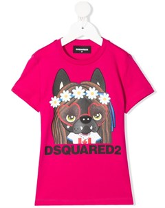 Футболка с принтом Dsquared2 kids