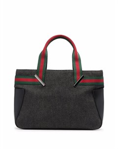 Джинсовая сумка Sylvie с отделкой Web Gucci pre-owned