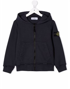 Куртка с нашивкой логотипом Stone island junior