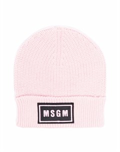 Шапка бини с нашивкой логотипом Msgm kids