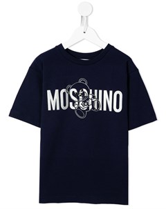 Футболка с логотипом Moschino kids