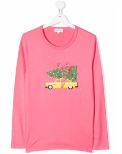 Футболка из органического хлопка с графичным принтом The marc jacobs kids