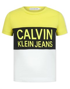 Футболка в стиле колор блок Calvin klein kids