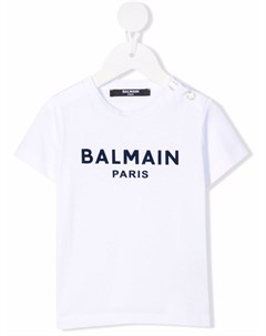 Футболка с логотипом Balmain kids