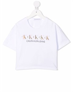 Футболка с логотипом Calvin klein kids