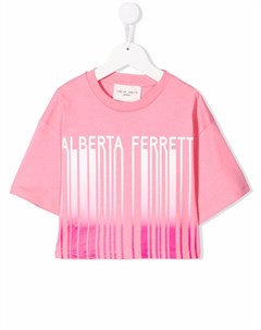 Футболка с логотипом Alberta ferretti kids